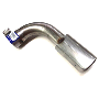 View End Pipe. Exhaust System. Ingn ändring. R Design. Round. (Right) Full-Sized Product Image